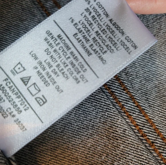 Favorite Daughter The Jane Trench In Pepper Jean Jacket Size XS - Picture 11 of 11